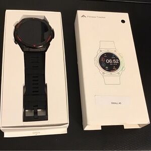 Fitness Tracker Black Smartwatch